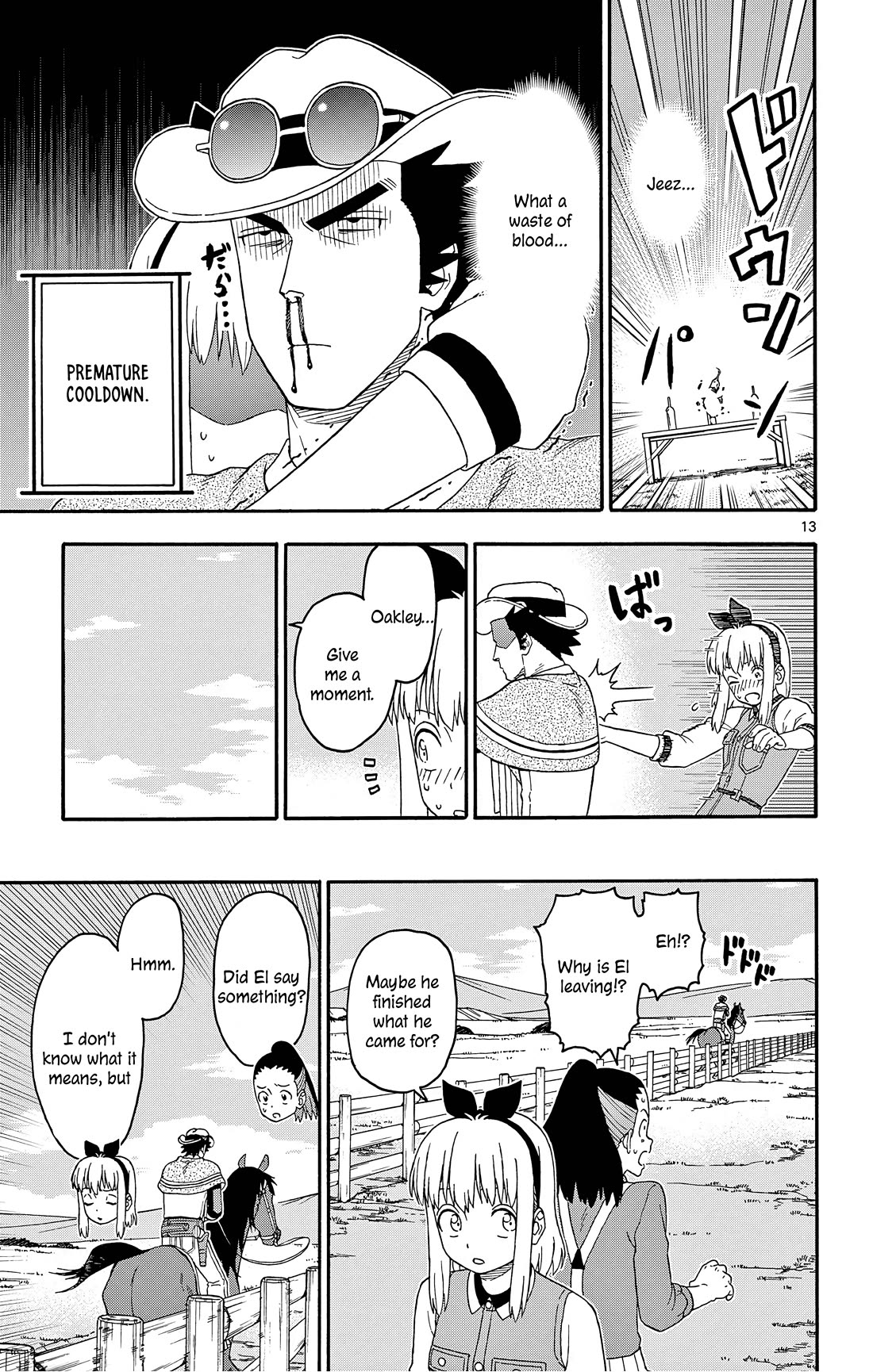 Hoankan Evans no Uso Chapter 175 page 13 - Chapter 175: The Bounty Hunter's Teaching Method Is Not The Issue