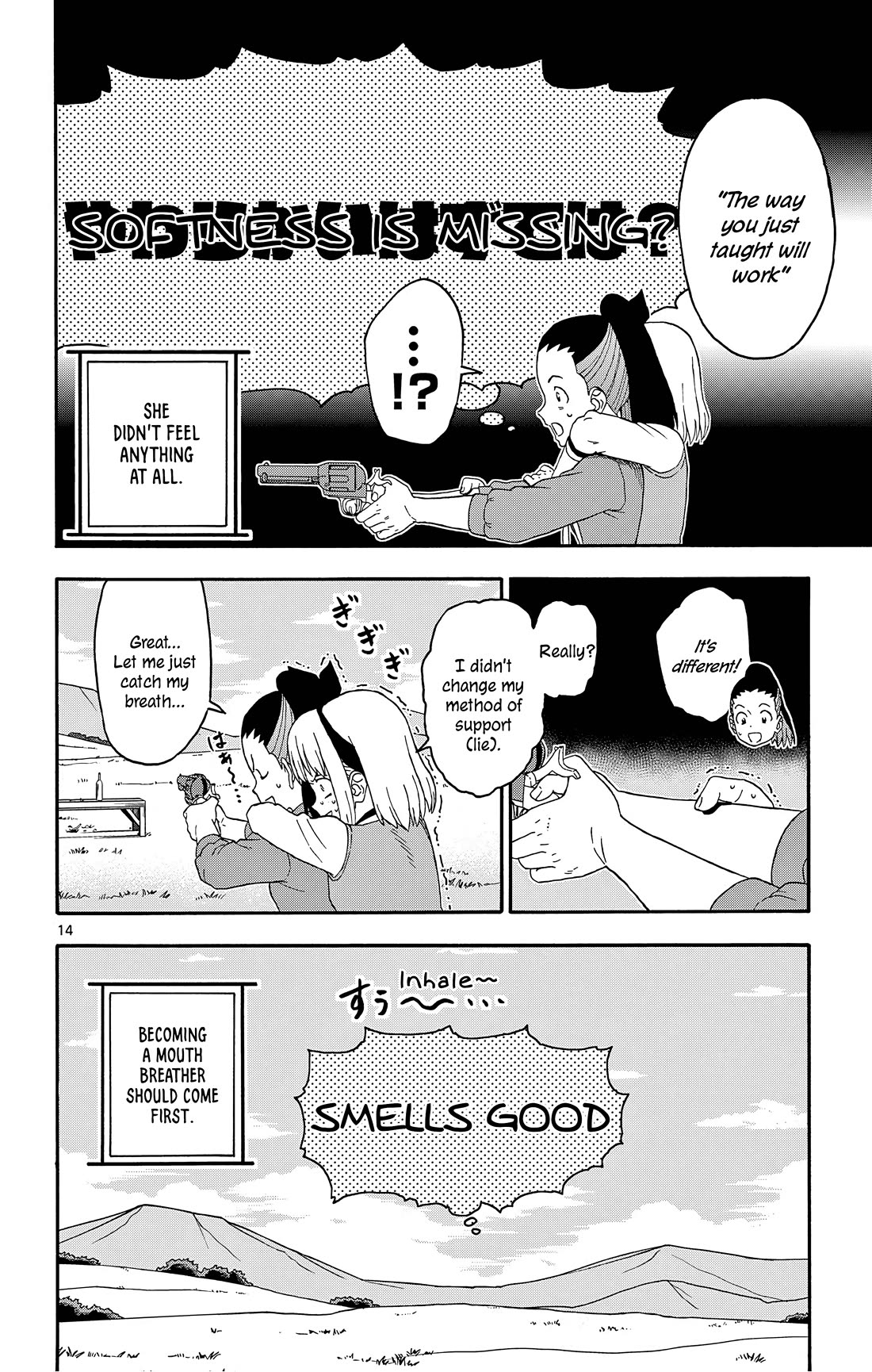 Hoankan Evans no Uso Chapter 175 page 14 - Chapter 175: The Bounty Hunter's Teaching Method Is Not The Issue