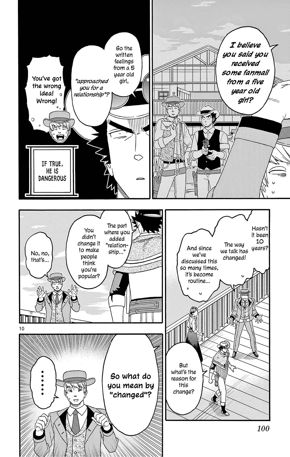 Hoankan Evans no Uso Chapter 176 page 10 - Chapter 176: Gunslingers Do Not Exaggerate