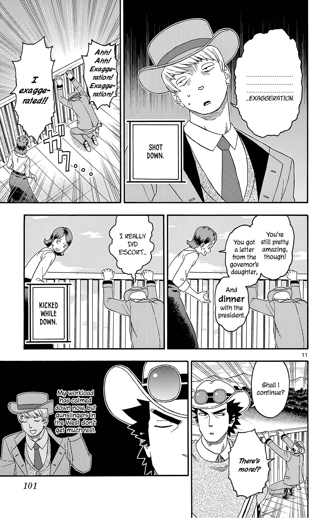 Hoankan Evans no Uso Chapter 176 page 11 - Chapter 176: Gunslingers Do Not Exaggerate