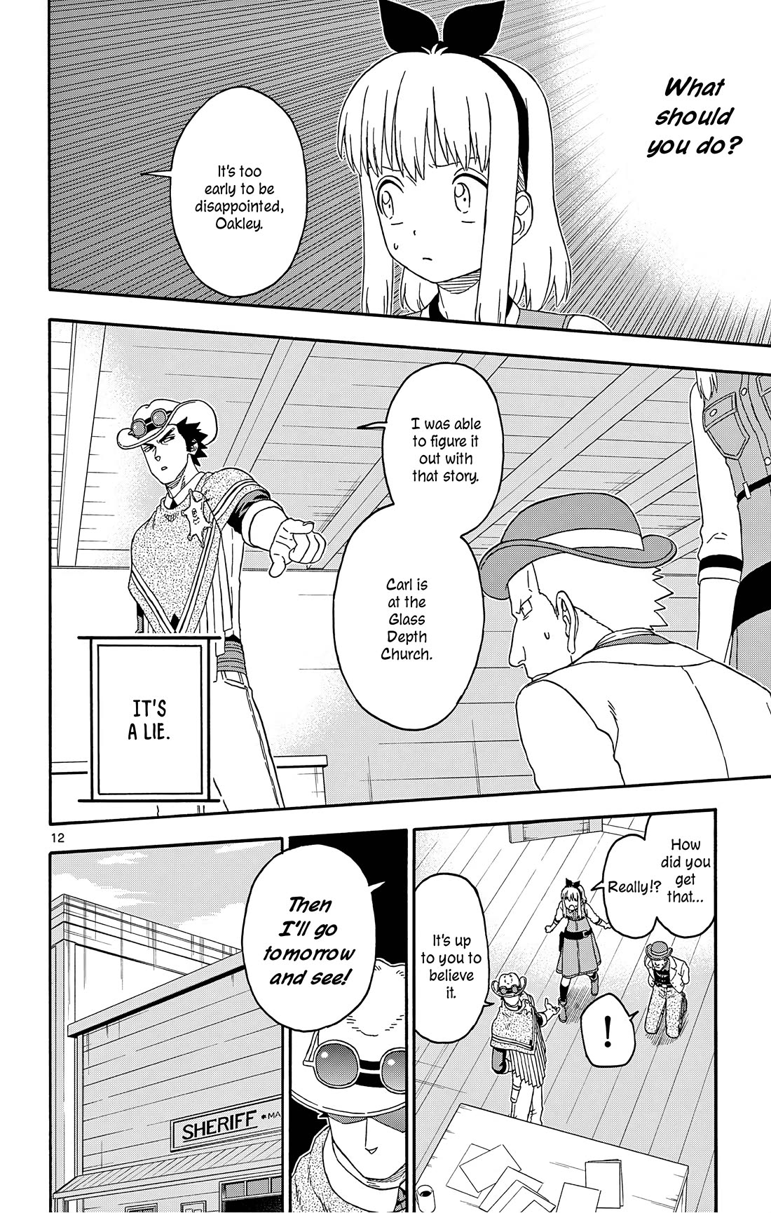 Hoankan Evans no Uso Chapter 177 page 12 - Chapter 177: The Sheriff Does Not Have New Information