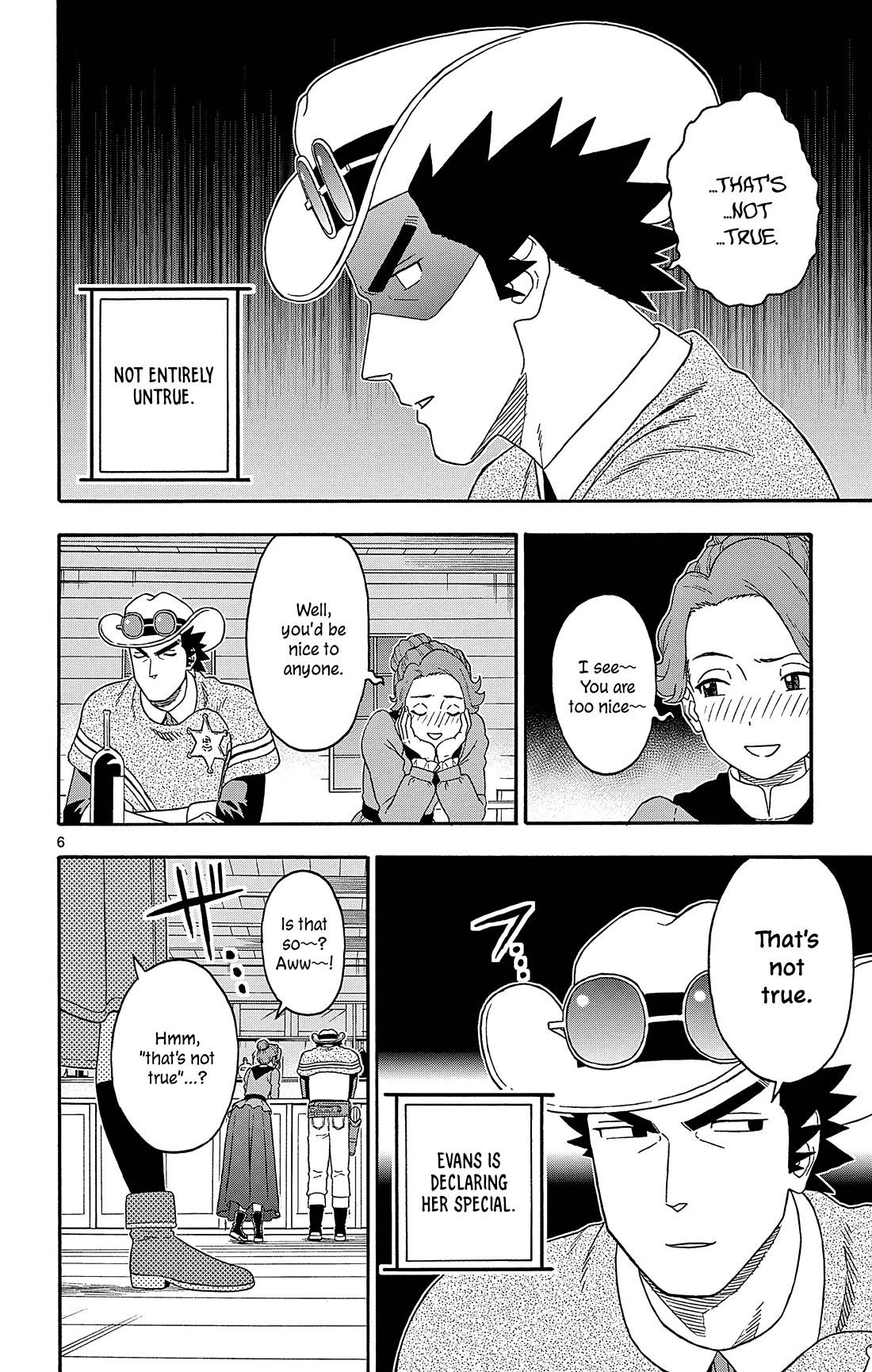 Hoankan Evans no Uso Chapter 187 page 6 - Chapter 187: The Sheriff Says That's Not True