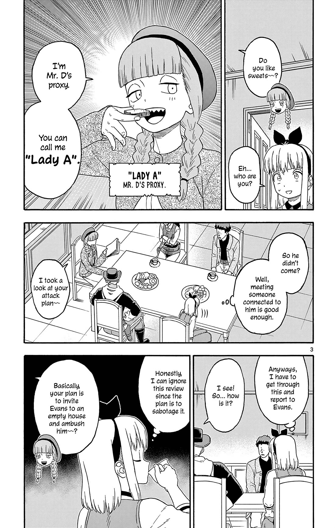 Hoankan Evans no Uso Chapter 190 page 3 - Chapter 190: Attack Plan ③