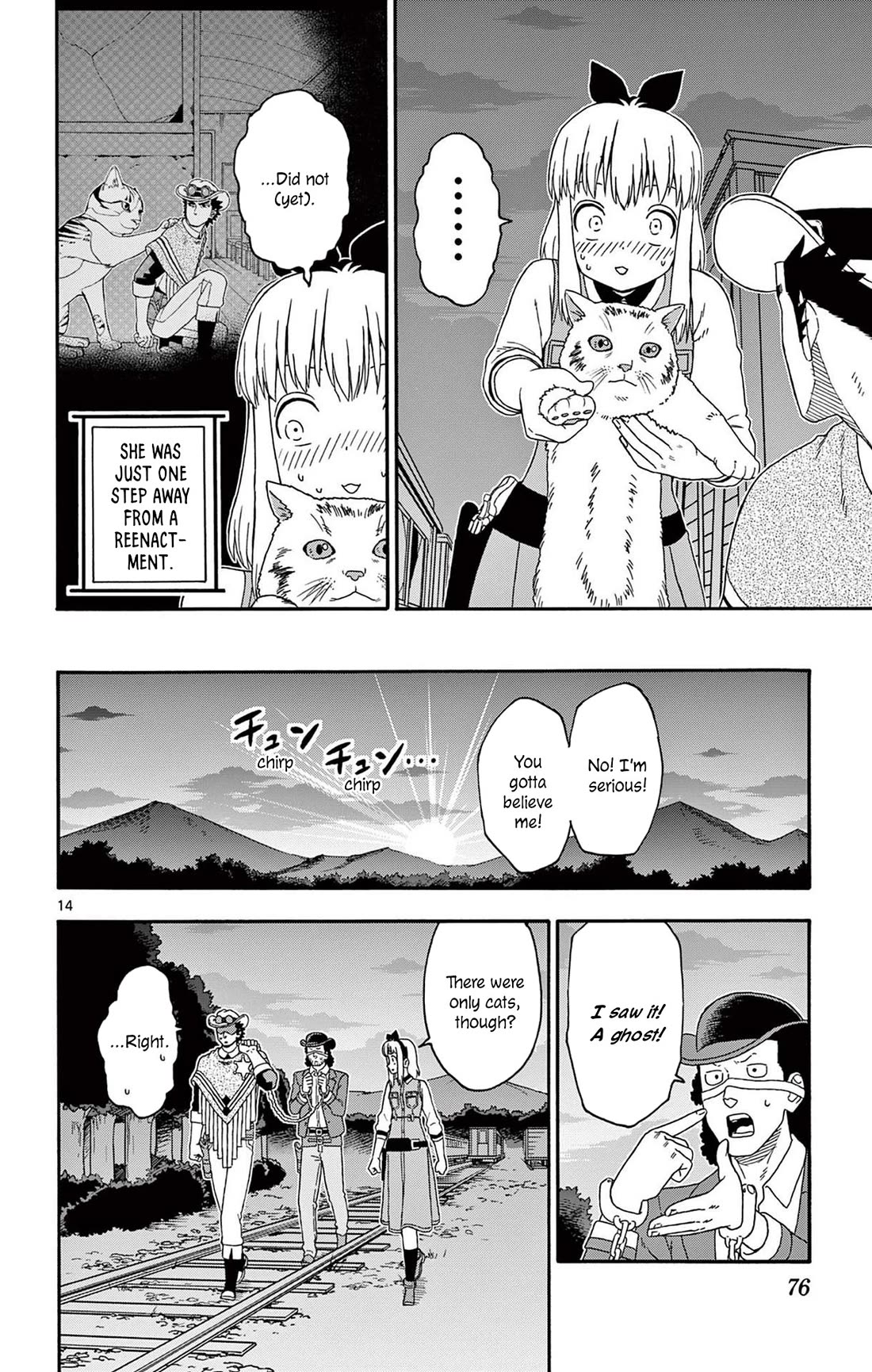 Hoankan Evans no Uso Chapter 198 page 14 - Chapter 198: The Bounty Hunter Only Sees Cats