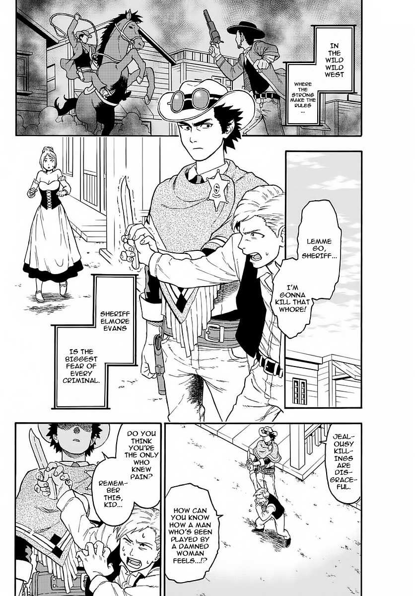 Hoankan Evans no Uso Chapter 2 page 2 - Chapter 2: A Sheriff Doesn't Let Love End