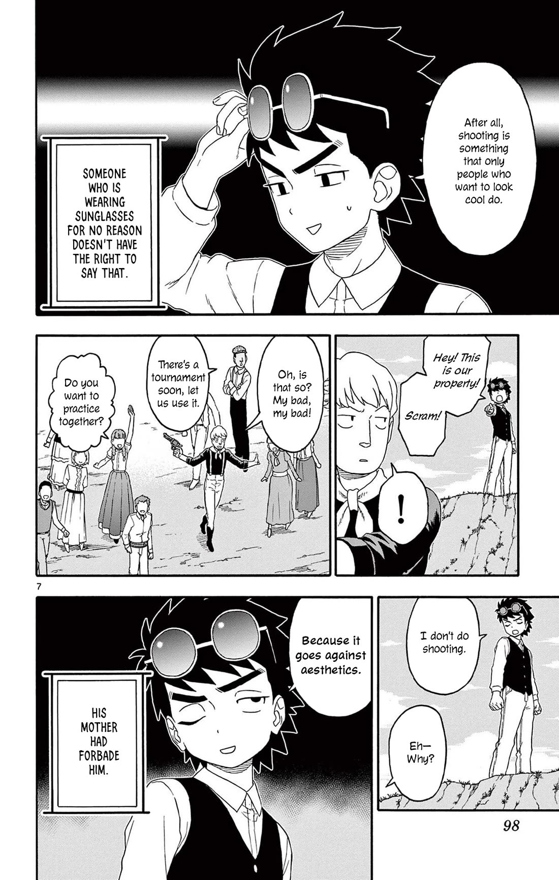 Hoankan Evans no Uso Chapter 200 page 8 - Chapter 200: Get Your Gun ①