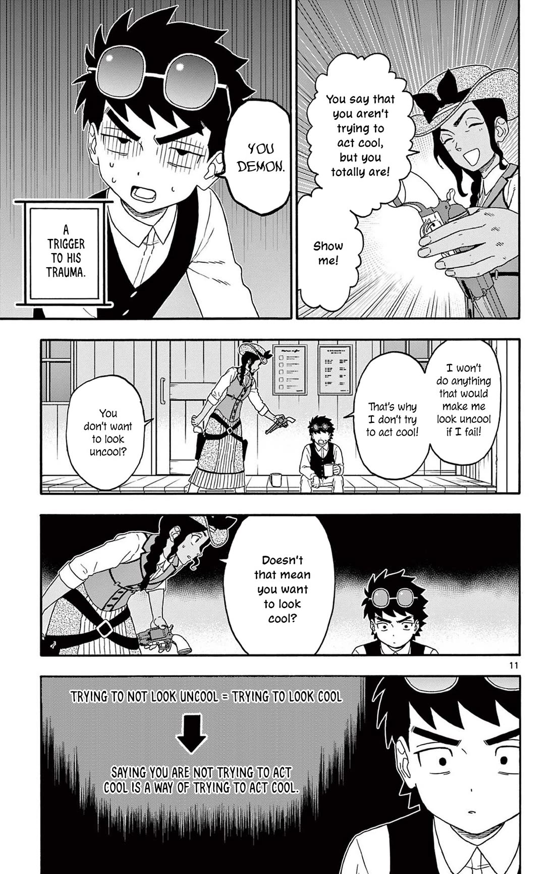 Hoankan Evans no Uso Chapter 201 page 11 - Chapter 201: Get Your Gun ②