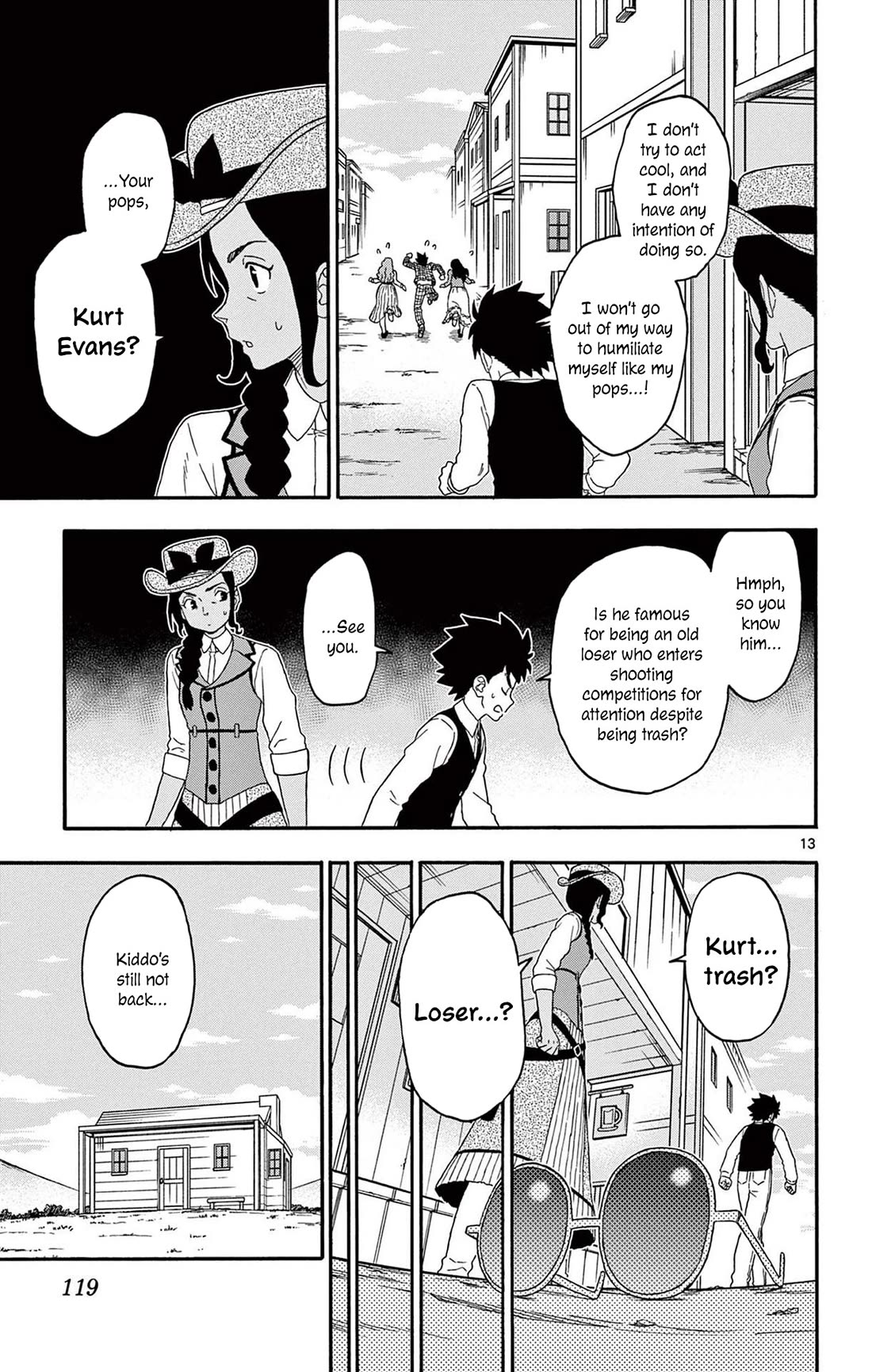 Hoankan Evans no Uso Chapter 201 page 13 - Chapter 201: Get Your Gun ②