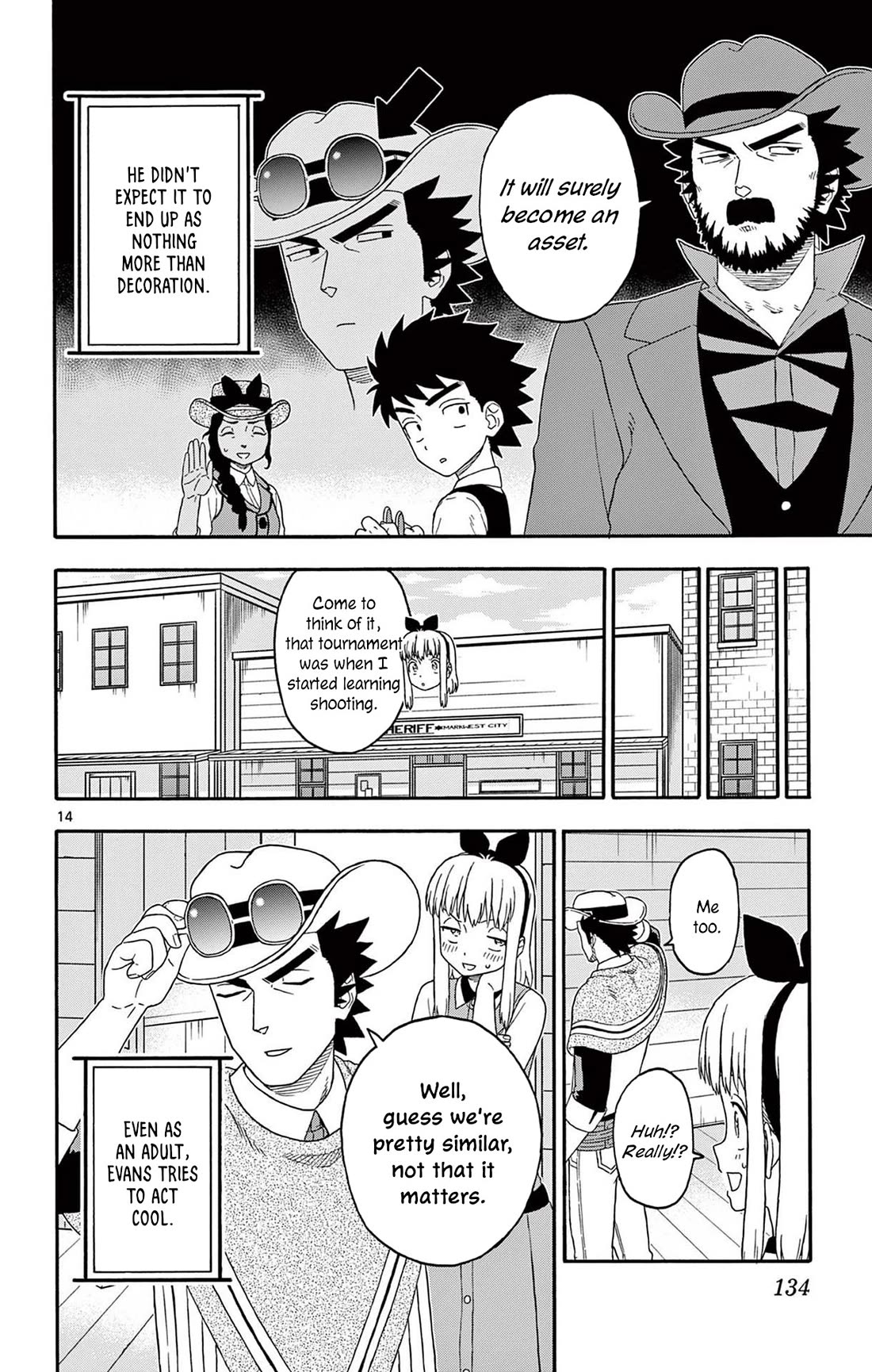 Hoankan Evans no Uso Chapter 202 page 14 - Chapter 202: Get Your Gun ③