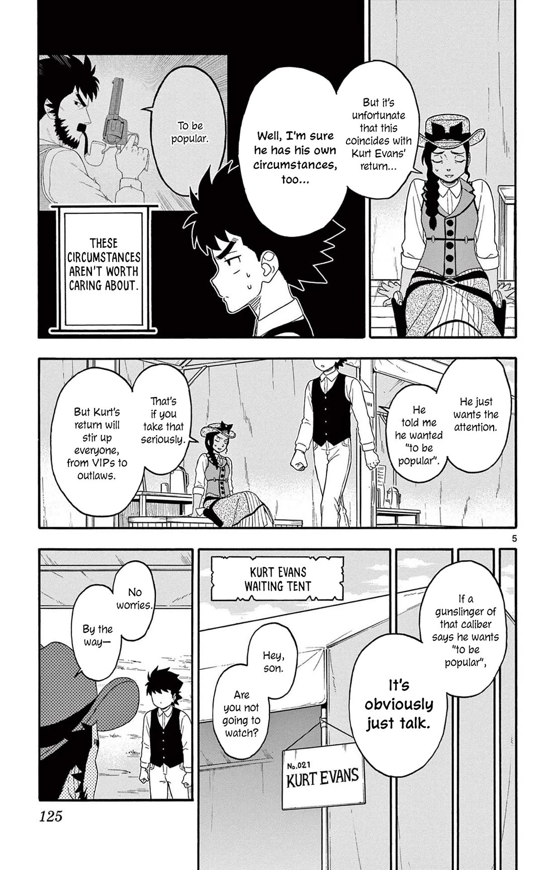 Hoankan Evans no Uso Chapter 202 page 5 - Chapter 202: Get Your Gun ③