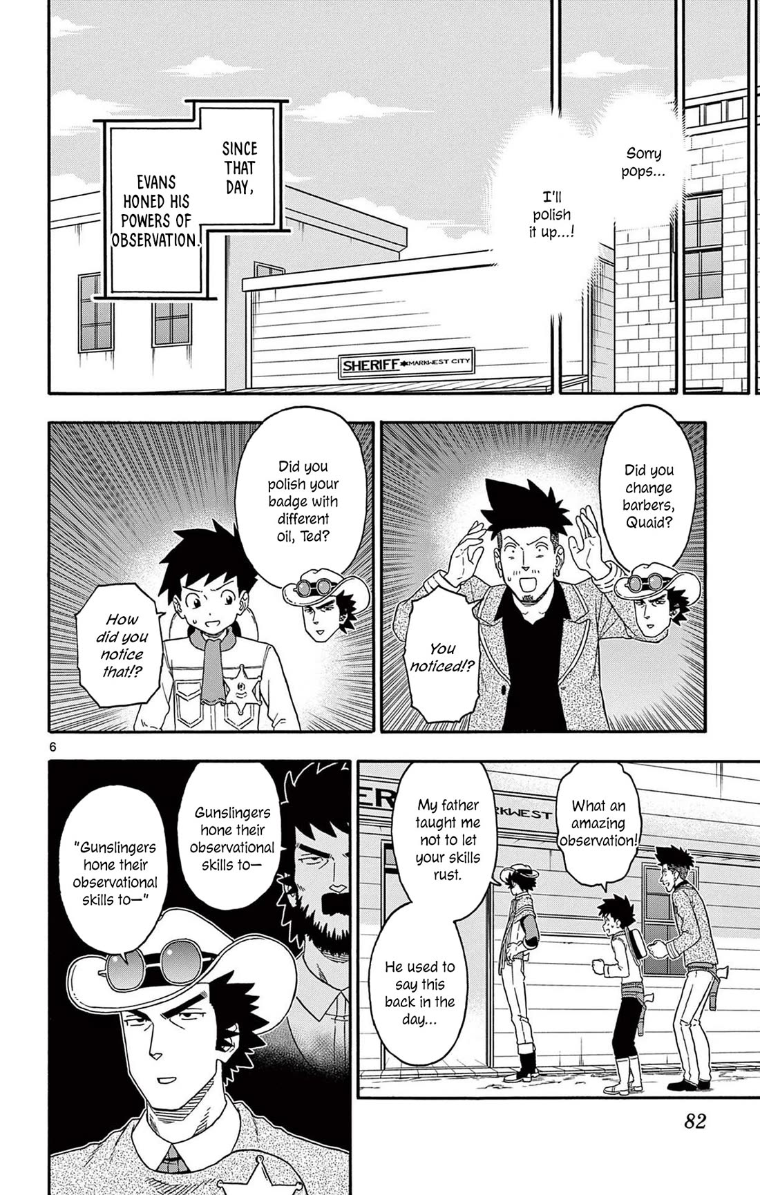 Hoankan Evans no Uso Chapter 211 page 6 - Chapter 211: The Sheriff Does Not Notice