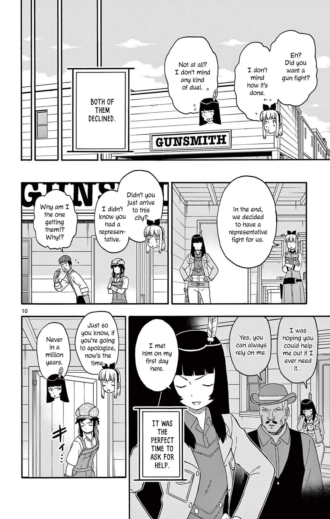 Hoankan Evans no Uso Chapter 212 page 10 - Chapter 212: A Fight Can't Be Stopped by Guns