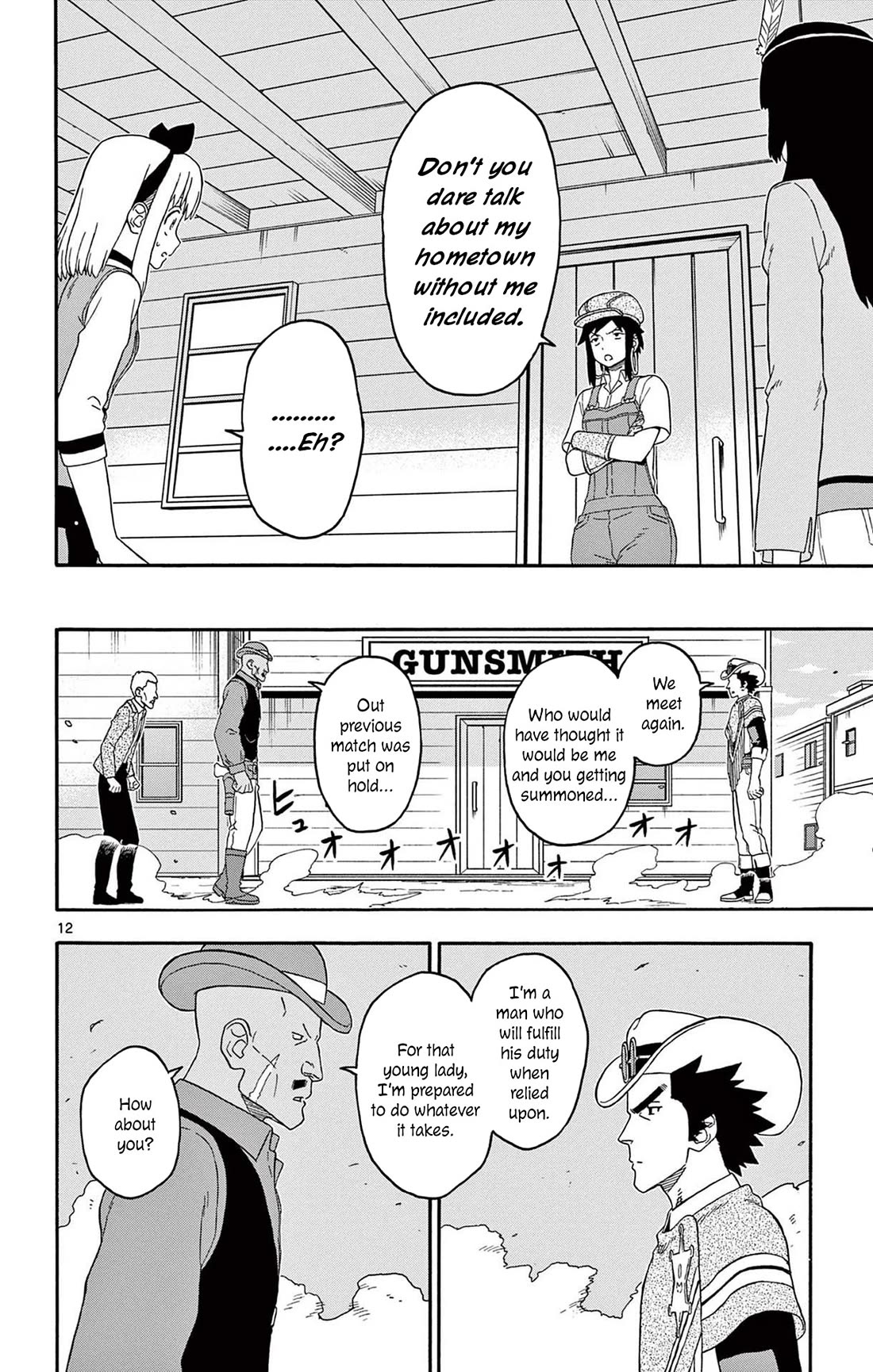 Hoankan Evans no Uso Chapter 212 page 12 - Chapter 212: A Fight Can't Be Stopped by Guns