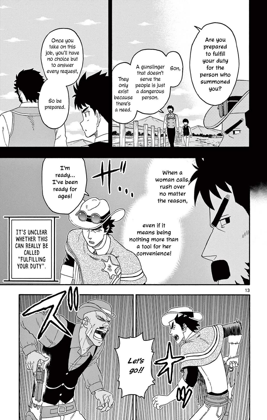 Hoankan Evans no Uso Chapter 212 page 13 - Chapter 212: A Fight Can't Be Stopped by Guns