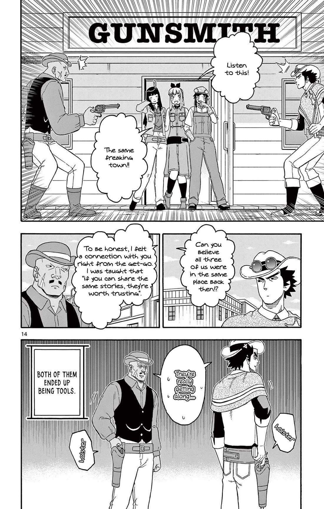 Hoankan Evans no Uso Chapter 212 page 14 - Chapter 212: A Fight Can't Be Stopped by Guns