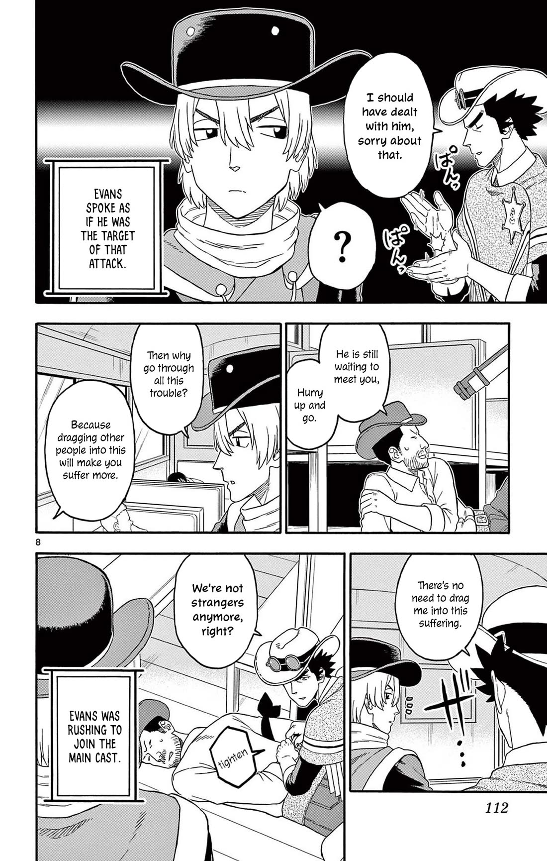 Hoankan Evans no Uso Chapter 213 page 8 - Chapter 213: The Hero Arrives Quietly ①