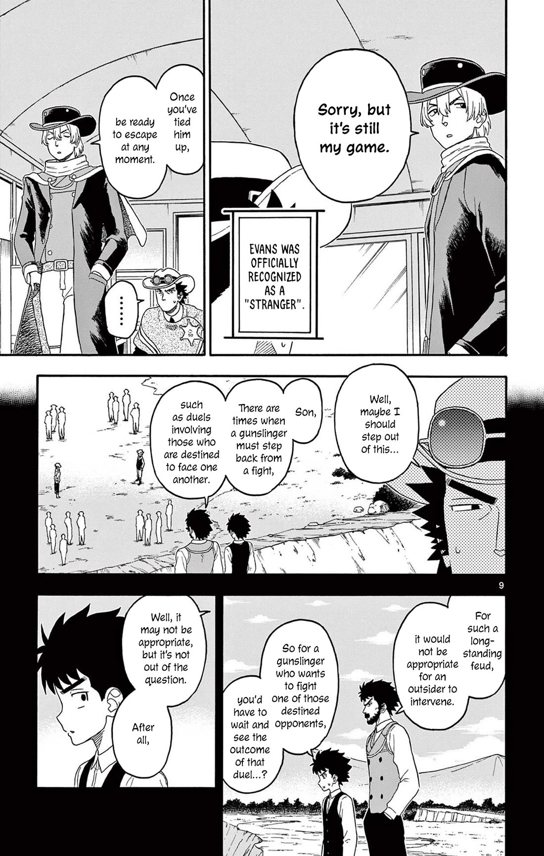 Hoankan Evans no Uso Chapter 213 page 9 - Chapter 213: The Hero Arrives Quietly ①