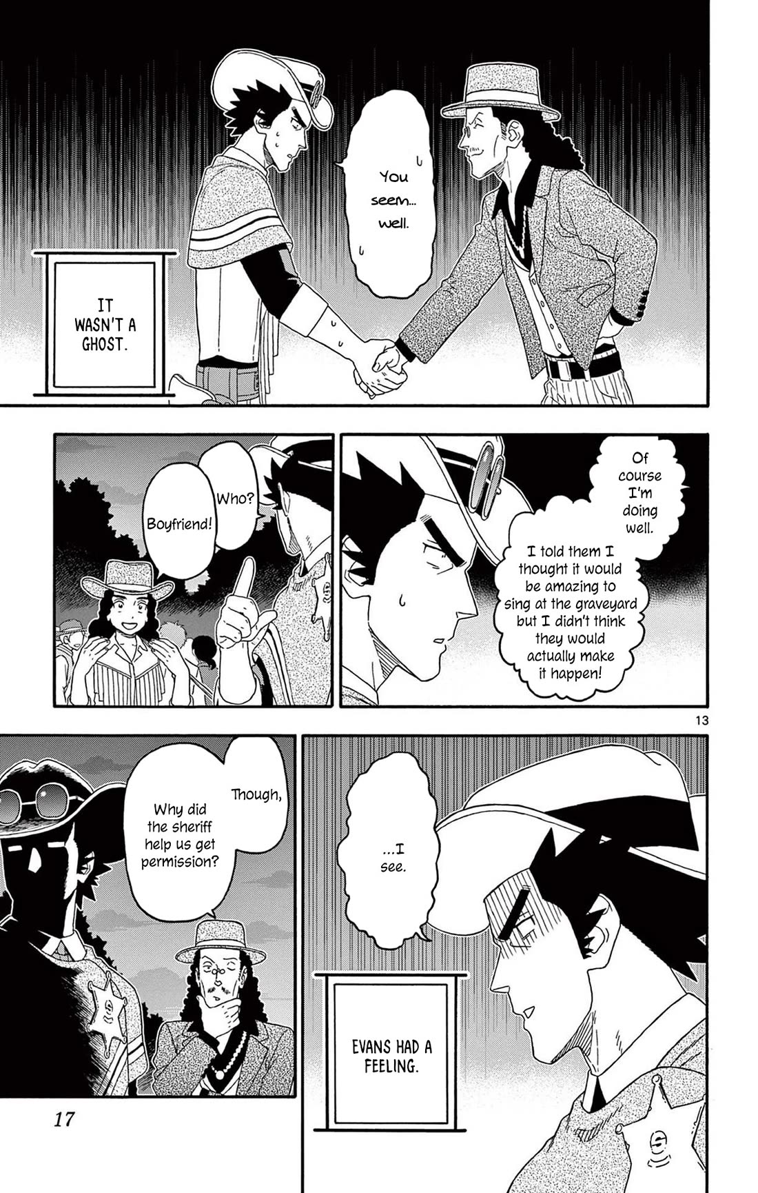 Hoankan Evans no Uso Chapter 218 page 13 - Chapter 218: The Sheriff Won't Say Anything Tacky