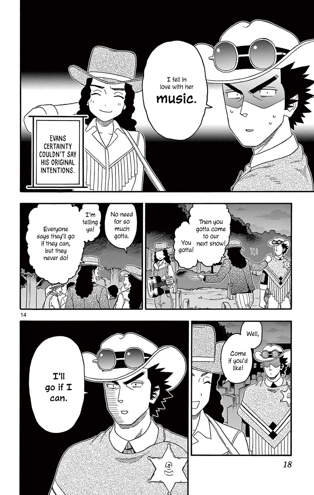 Hoankan Evans no Uso Chapter 218 page 14 - Chapter 218: The Sheriff Won't Say Anything Tacky
