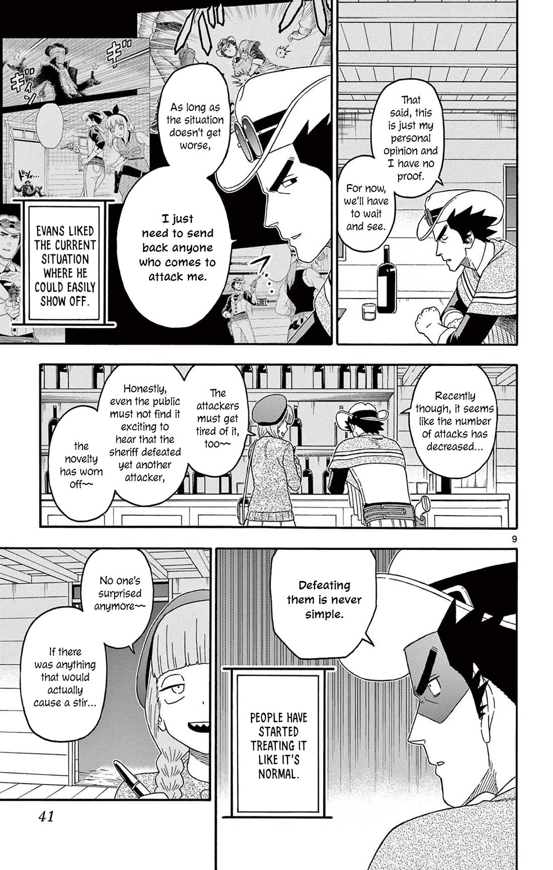 Hoankan Evans no Uso Chapter 220 page 9 - Chapter 220: The Sheriff Won't Show His Hand