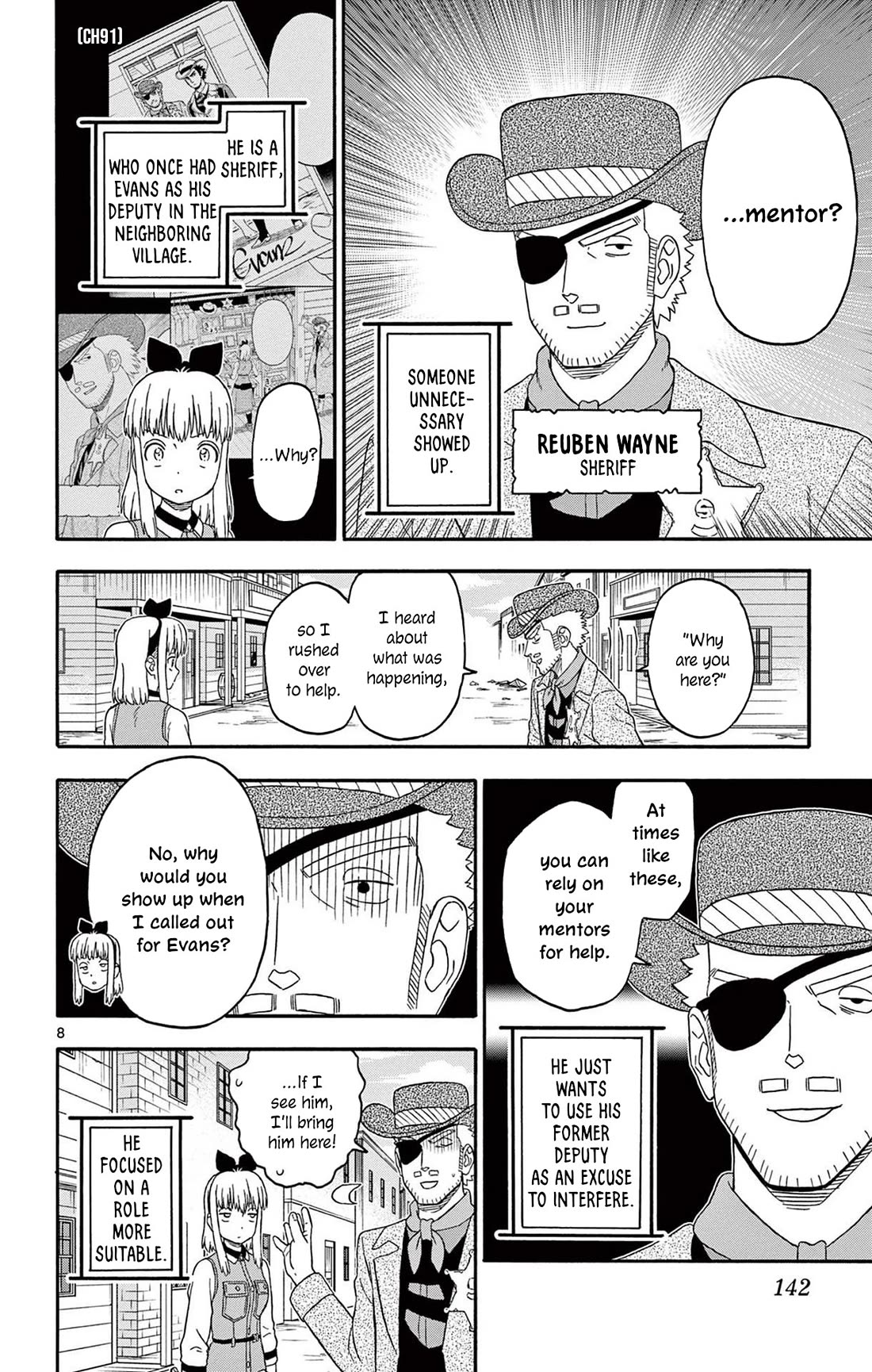 Hoankan Evans no Uso Chapter 227 page 8 - Chapter 227: The Sheriff Doesn't Show Up When You Need Him