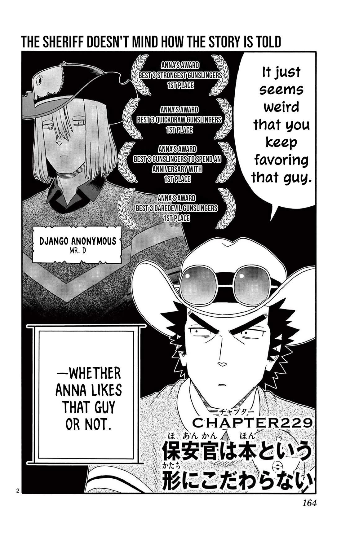Hoankan Evans no Uso Chapter 229 page 2 - Chapter 229: The Sheriff Doesn't Mind the Story's Format