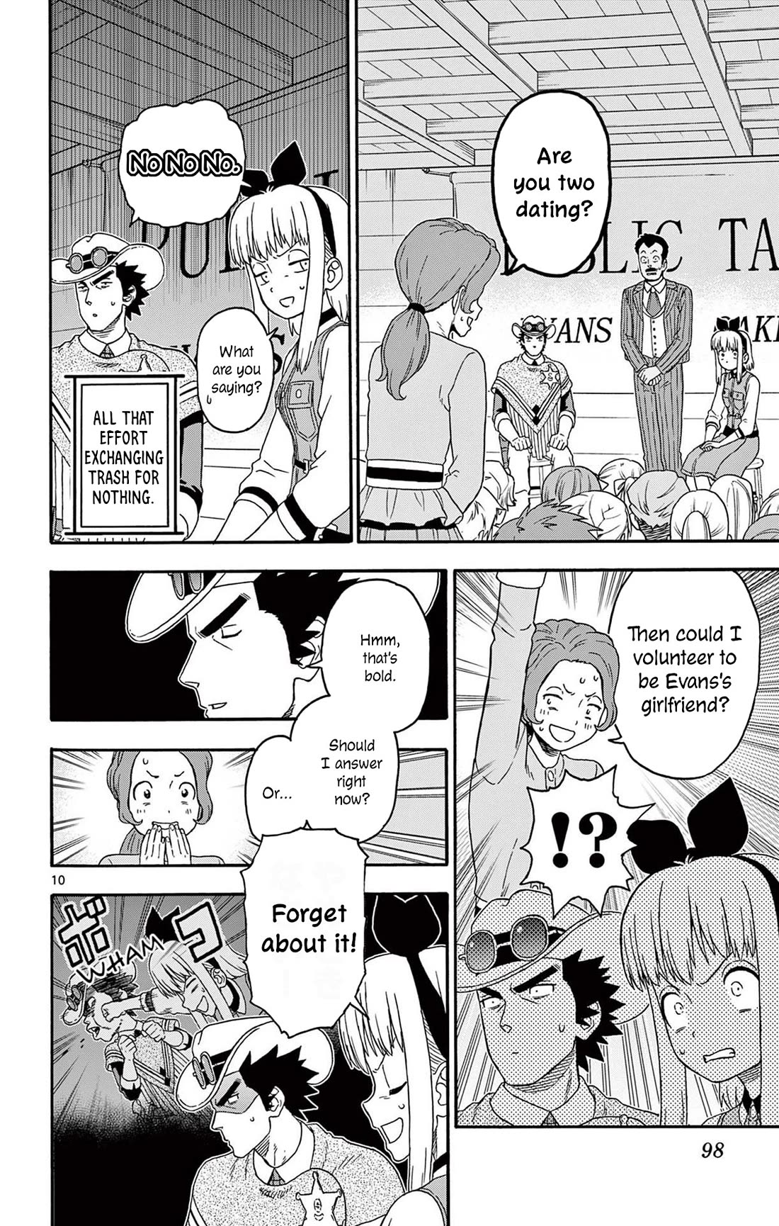 Hoankan Evans no Uso Chapter 236 page 10 - Chapter 236: Sheriff and Bounty Hunter Does Not Get Along