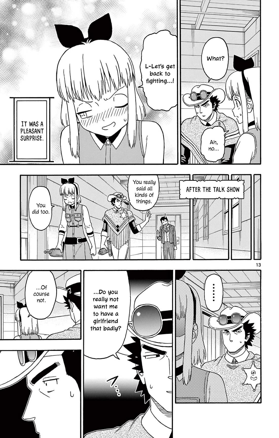 Hoankan Evans no Uso Chapter 236 page 13 - Chapter 236: Sheriff and Bounty Hunter Does Not Get Along