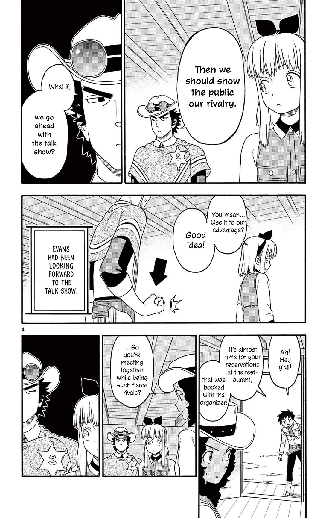 Hoankan Evans no Uso Chapter 236 page 4 - Chapter 236: Sheriff and Bounty Hunter Does Not Get Along