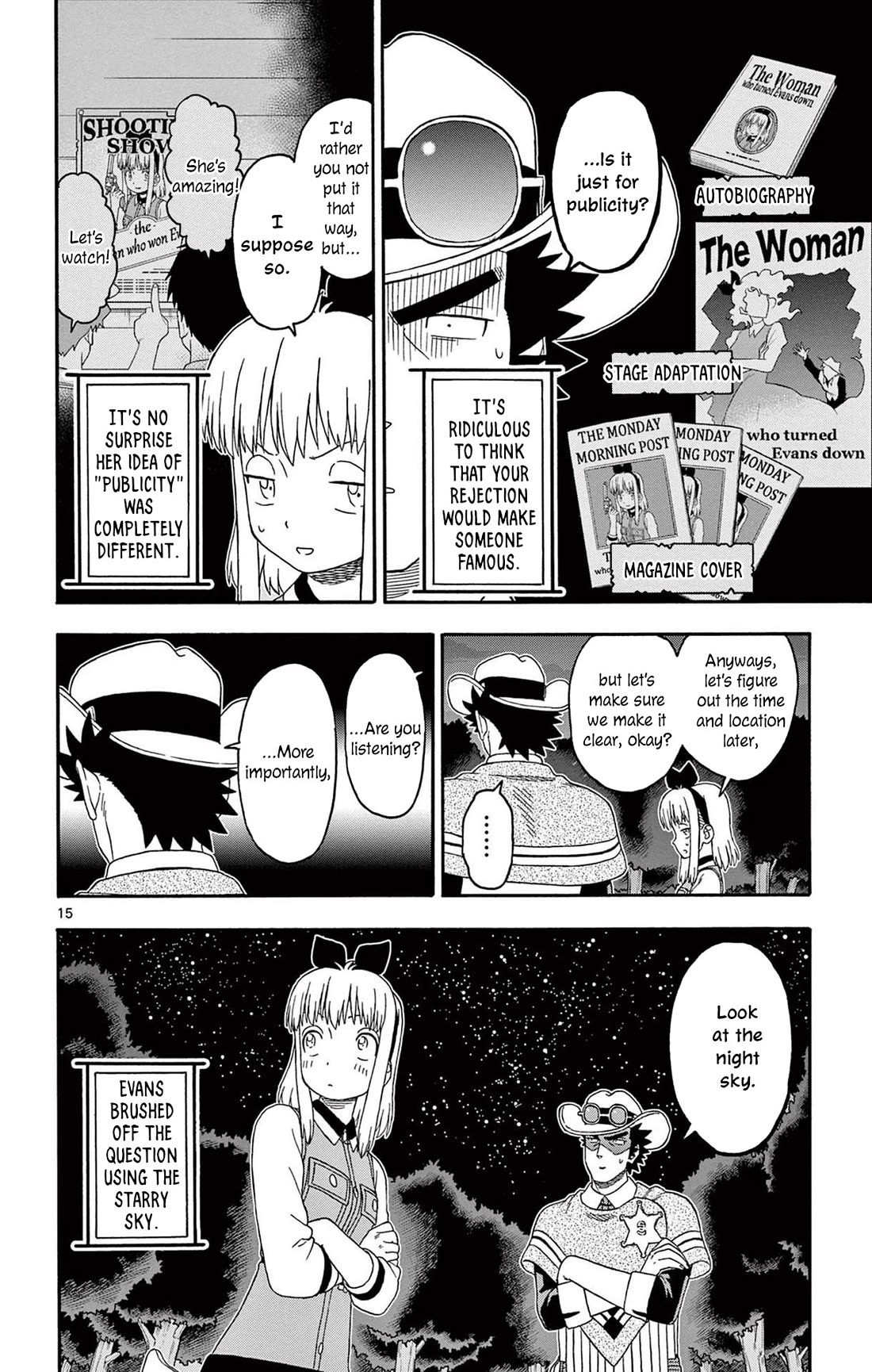 Hoankan Evans no Uso Chapter 240 page 16 - Chapter 240: Bounty Hunter Oakley's Resolution