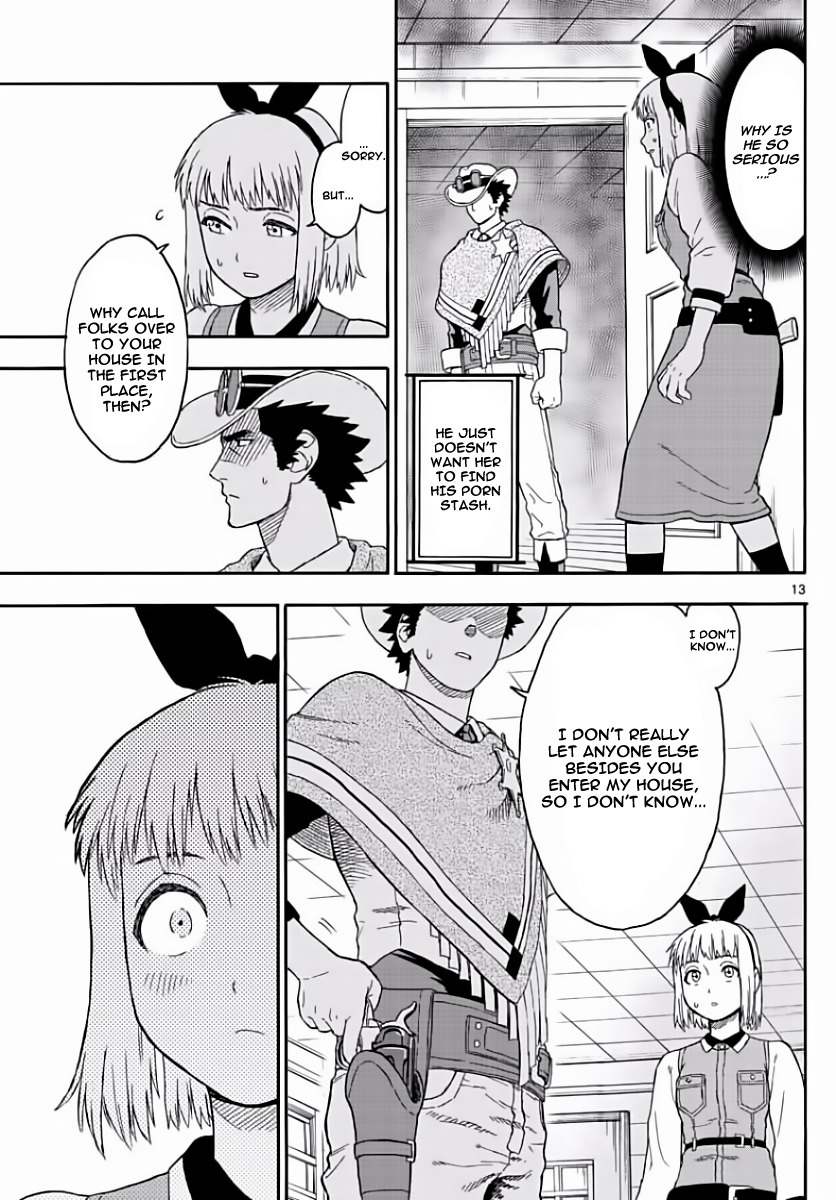 Hoankan Evans no Uso Chapter 6 page 13 - Chapter 6: A Sheriff Doesn't Is Always Prepared