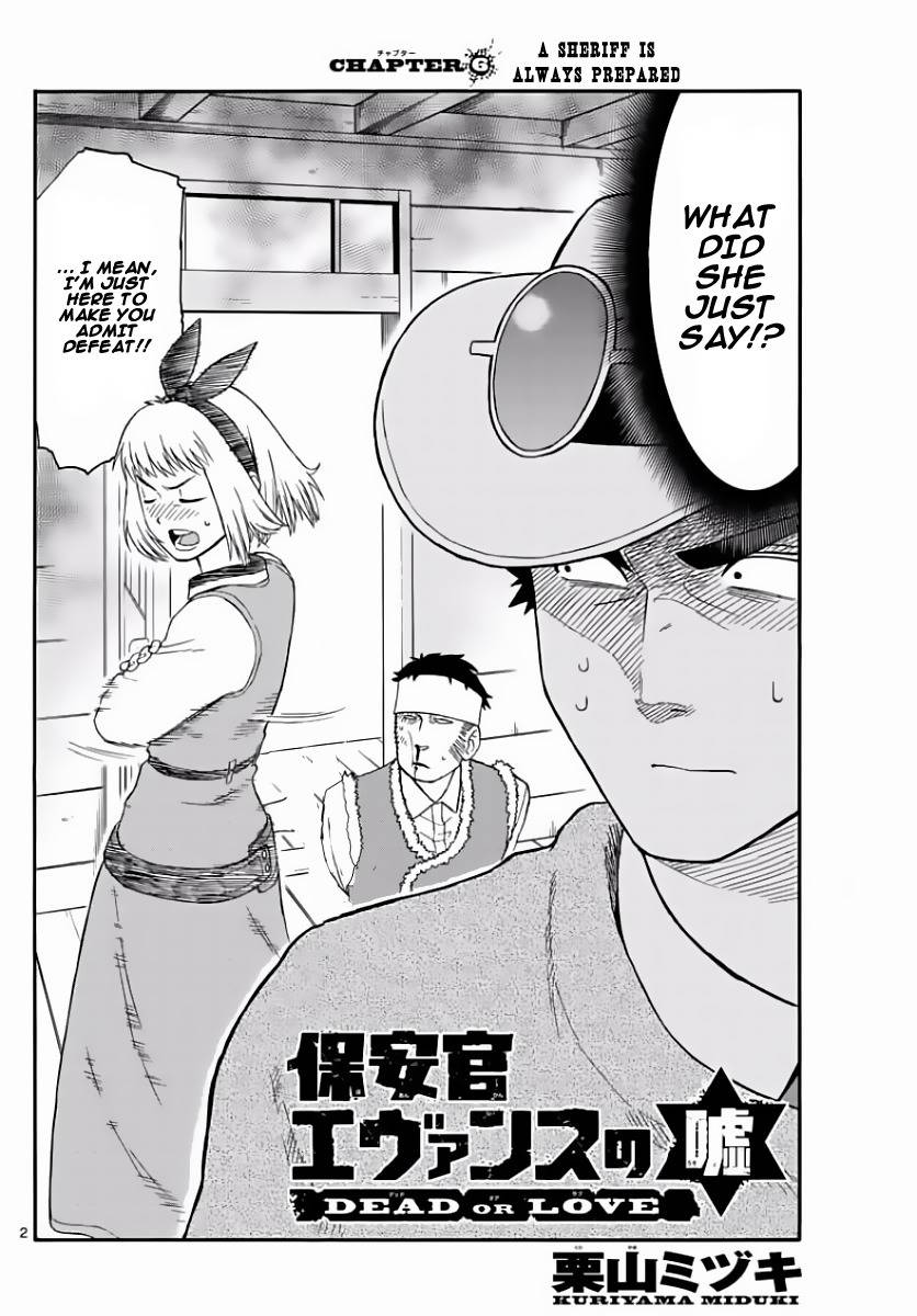 Hoankan Evans no Uso Chapter 6 page 2 - Chapter 6: A Sheriff Doesn't Is Always Prepared