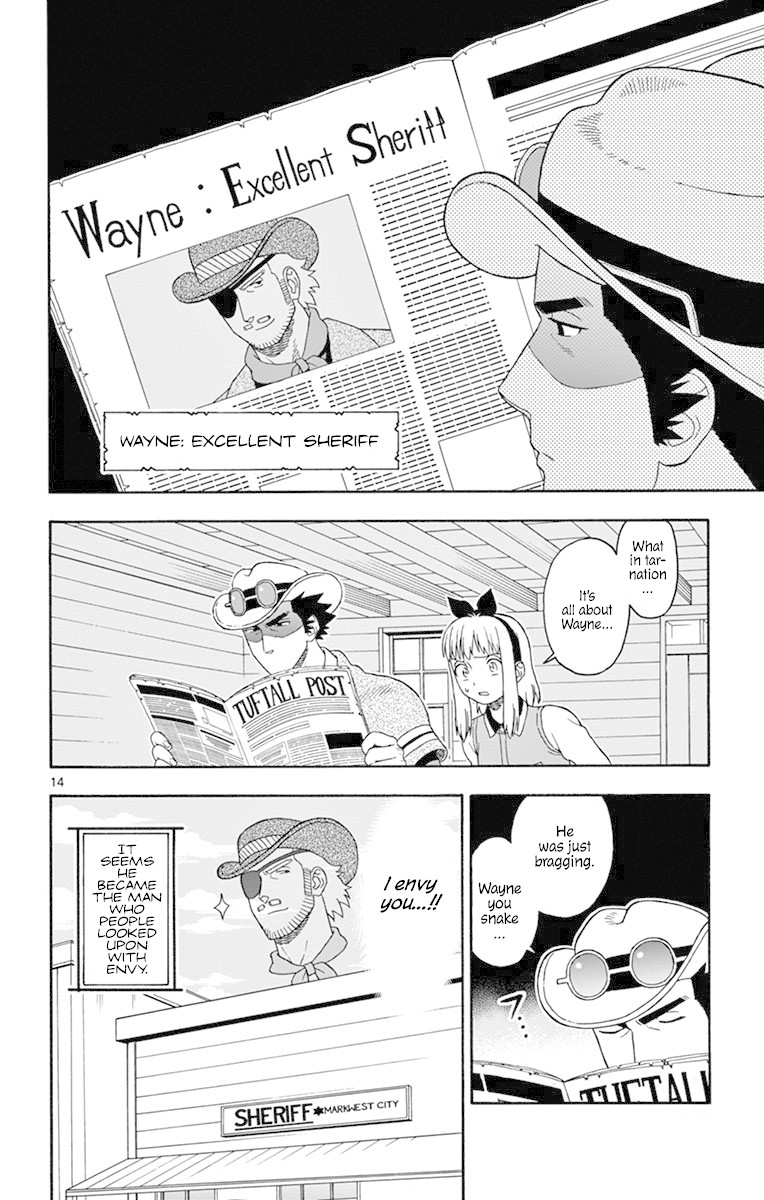 Hoankan Evans no Uso Chapter 96 page 14 - Chapter 96: One Arm is Enough for an Excellent Sheriff