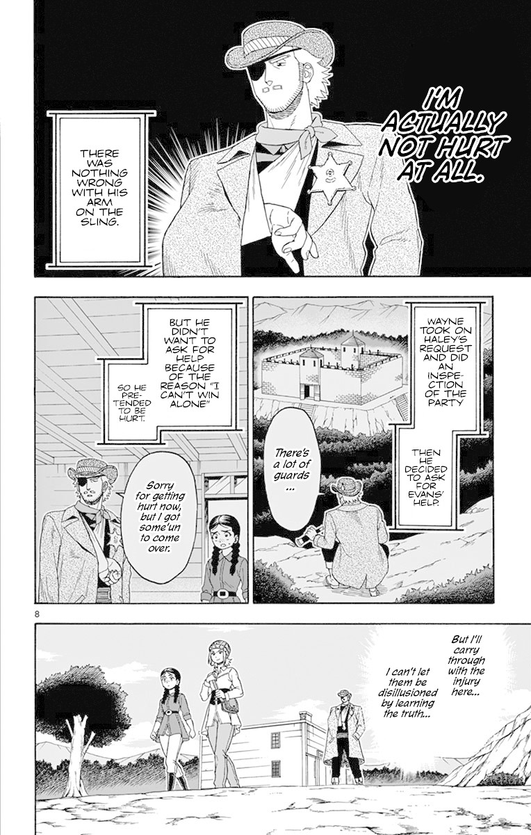Hoankan Evans no Uso Chapter 96 page 8 - Chapter 96: One Arm is Enough for an Excellent Sheriff