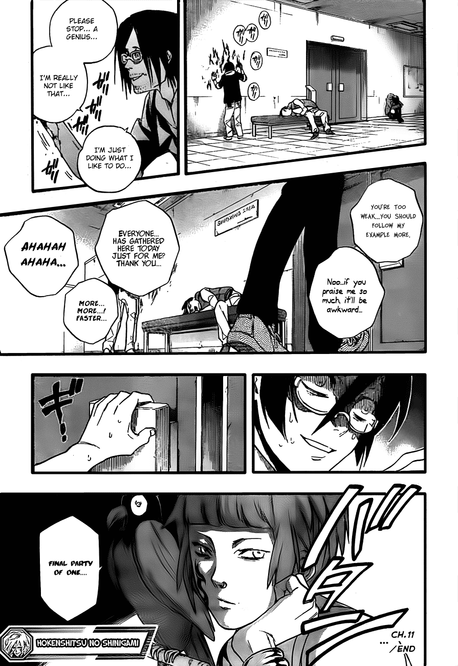 Hokenshitsu no Shinigami Chapter 11 page 19 - Chapter 11: Dream Junkie