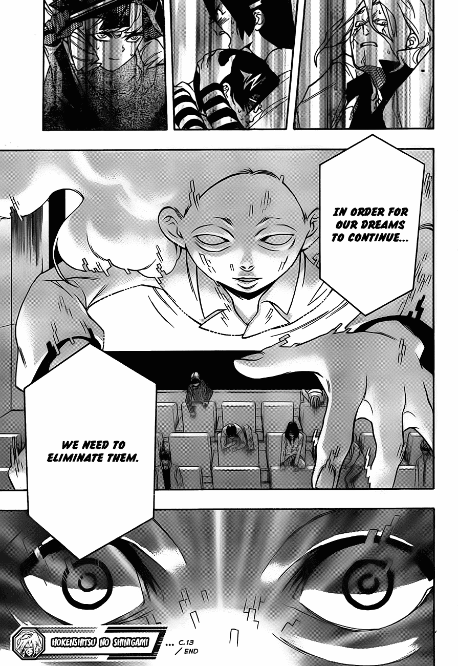 Hokenshitsu no Shinigami Chapter 13 page 18 - Chapter 13: Hoping