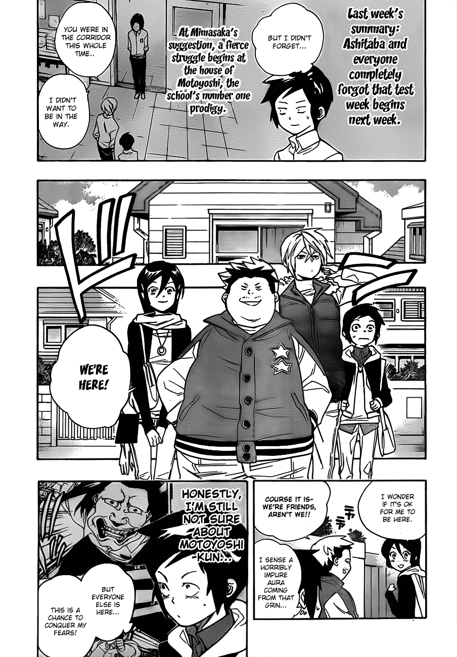 Hokenshitsu no Shinigami Chapter 16 page 1 - Chapter 16: The Tragic Test Week