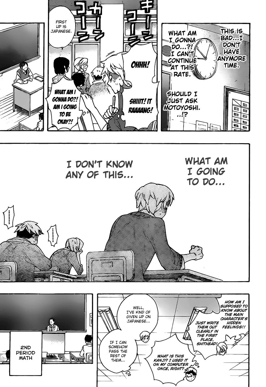 Hokenshitsu no Shinigami Chapter 16 page 7 - Chapter 16: The Tragic Test Week