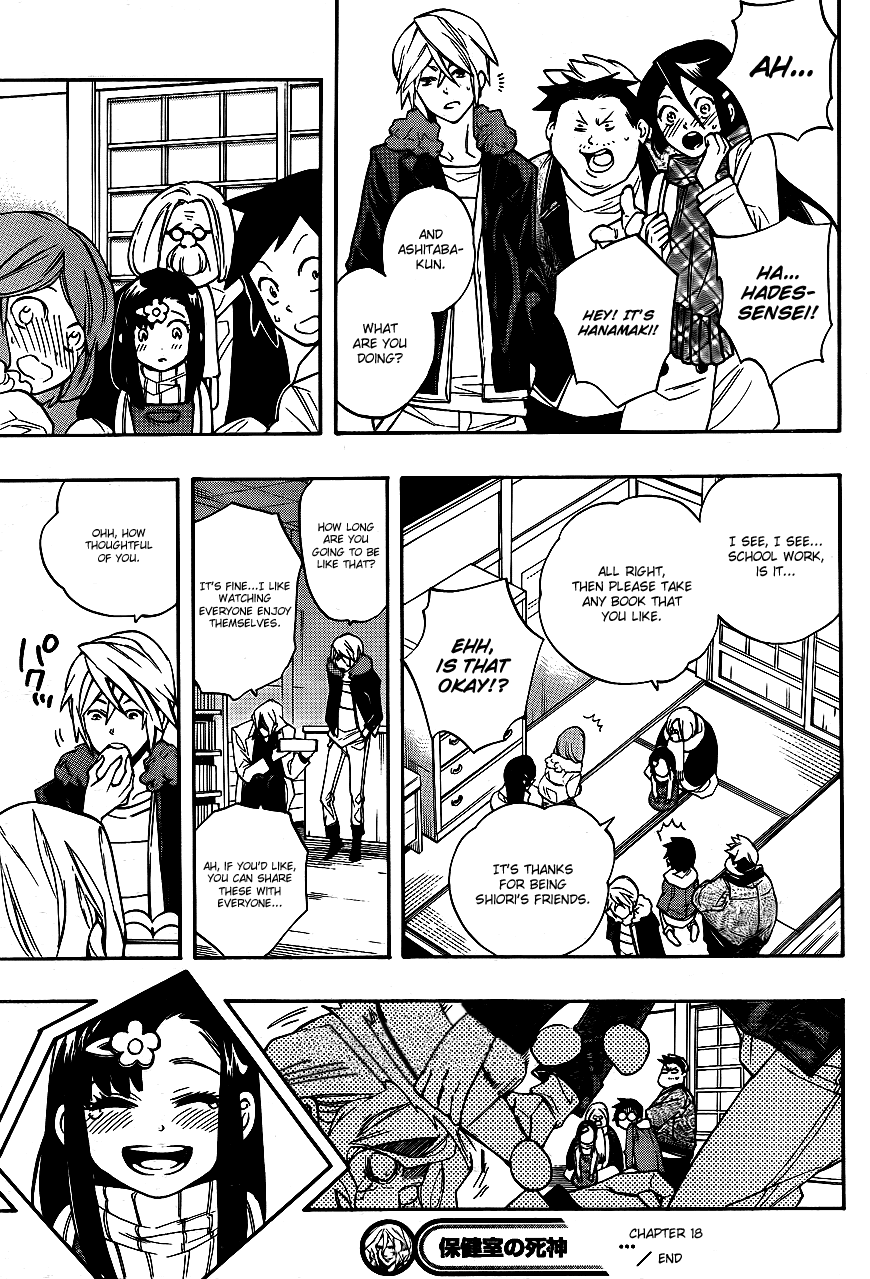 Hokenshitsu no Shinigami Chapter 18 page 19 - Chapter 18: Doll House Panic