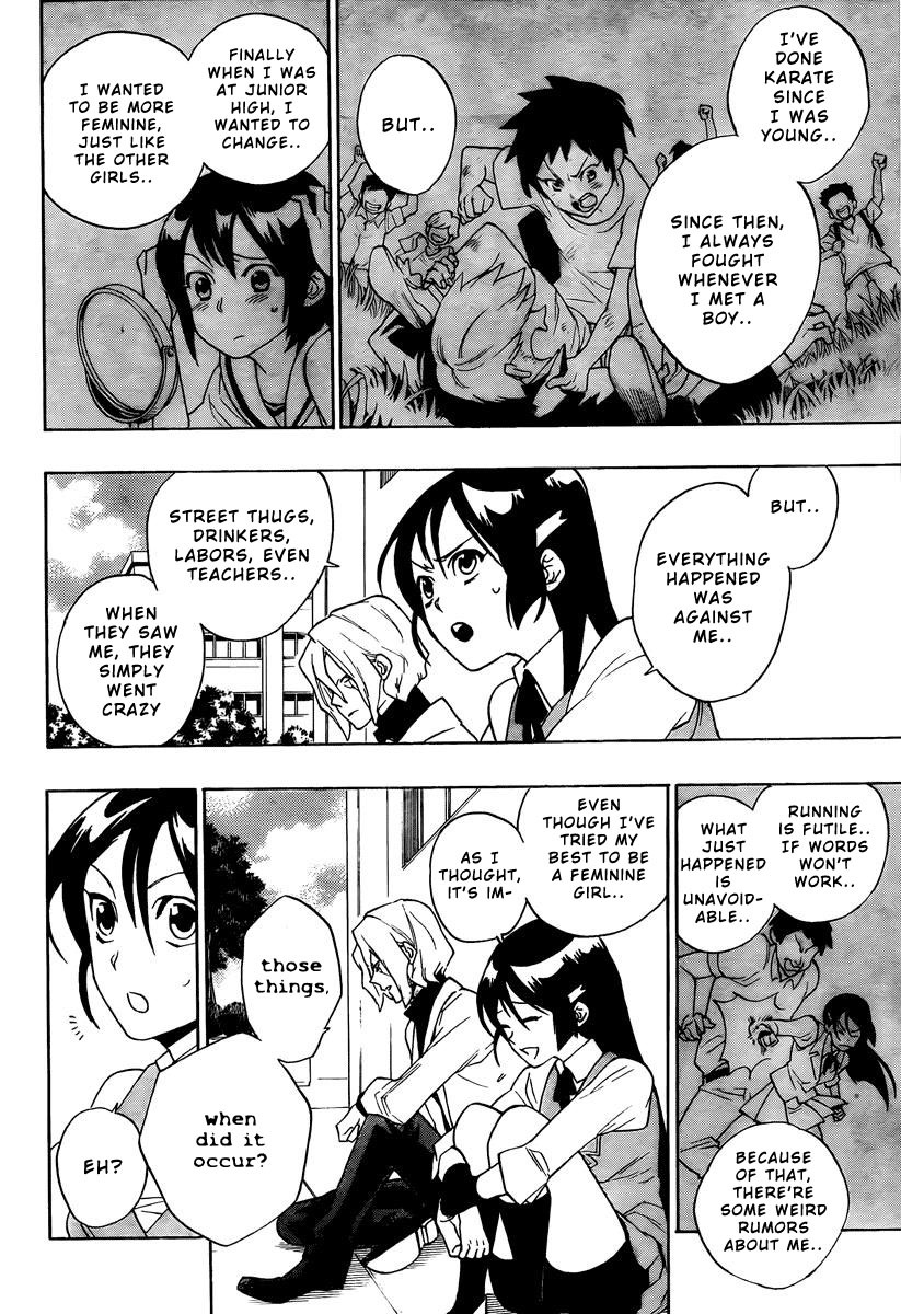 Hokenshitsu no Shinigami Chapter 2 page 14 - Chapter 2: The Melancholy Of Iron Hand Girl