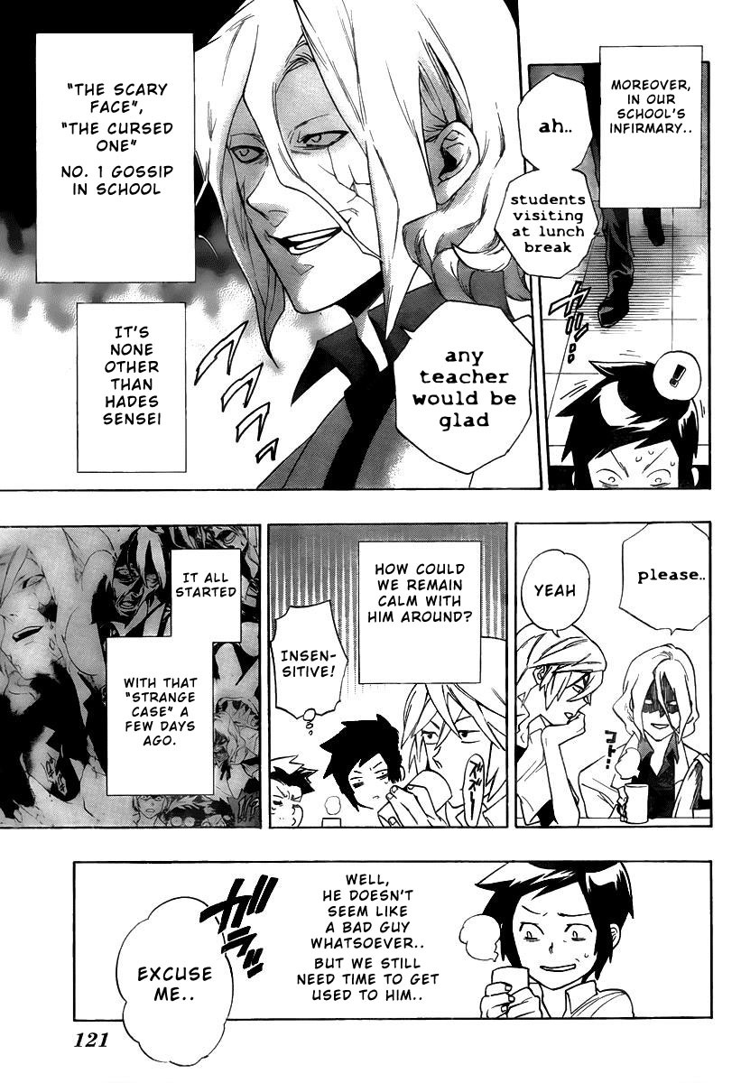 Hokenshitsu no Shinigami Chapter 2 page 3 - Chapter 2: The Melancholy Of Iron Hand Girl