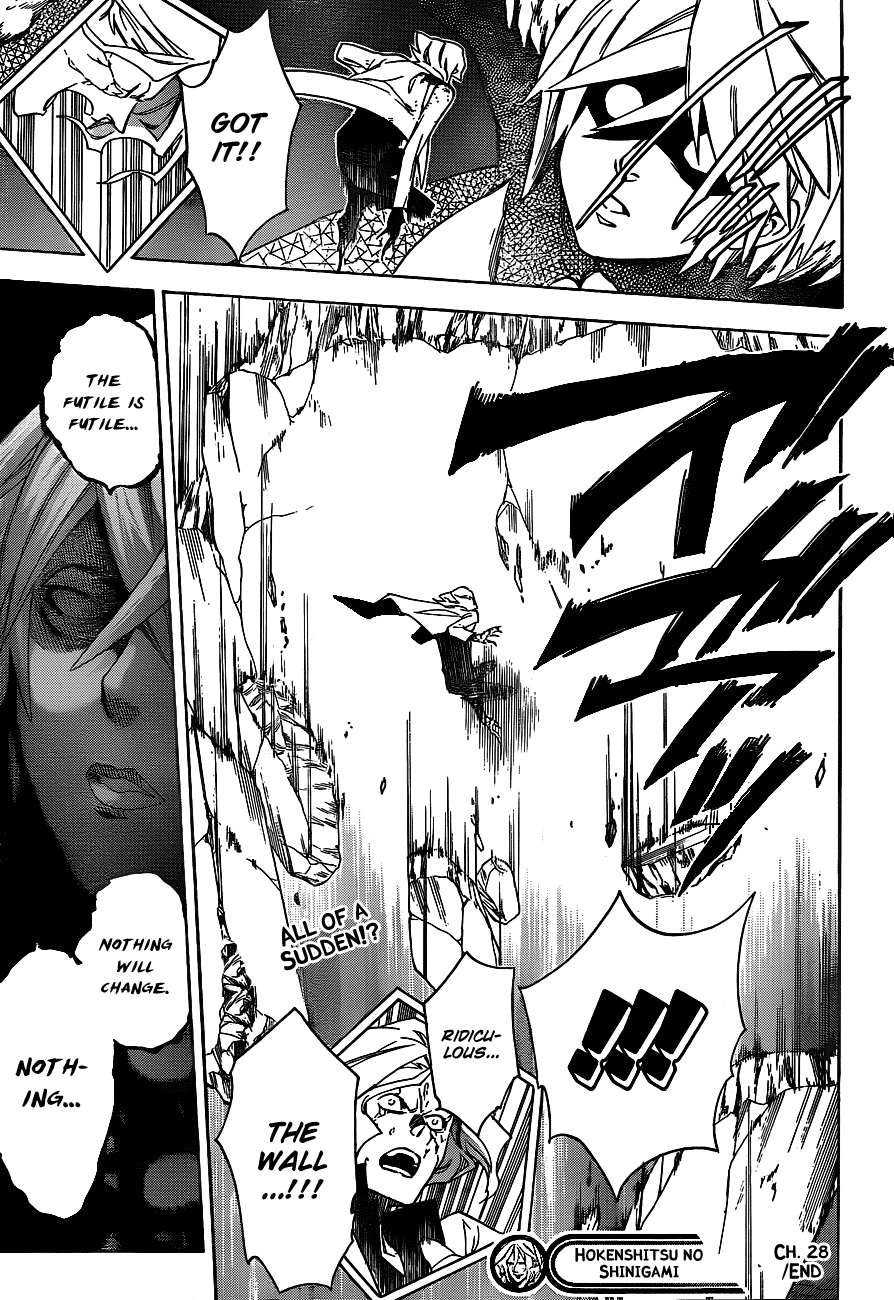 Hokenshitsu no Shinigami Chapter 28 page 18 - Chapter 28: Futile Effort