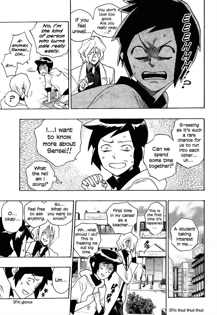 Hokenshitsu no Shinigami Chapter 3 page 7 - Chapter 3: Ashitaba-kun's Long Day