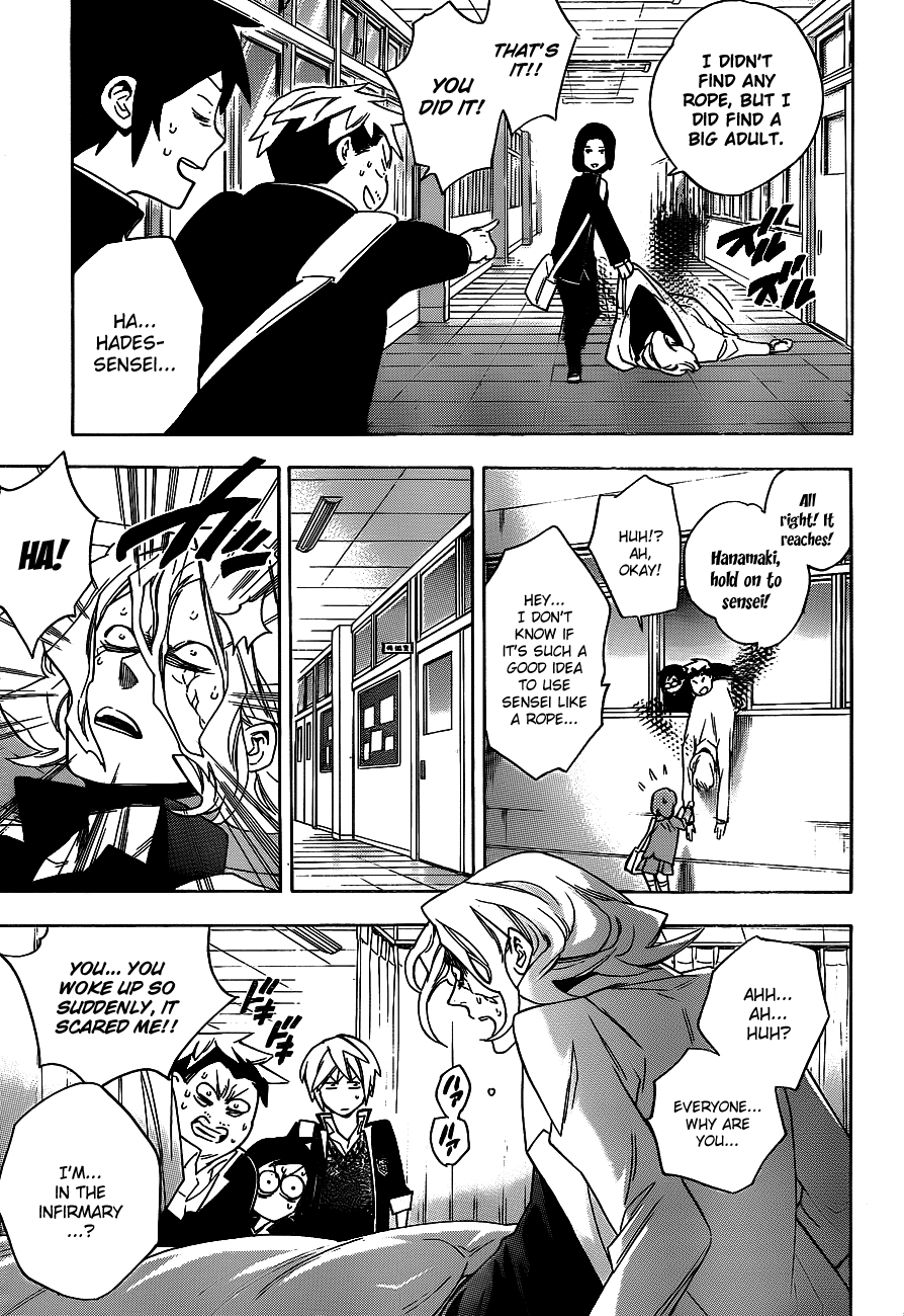 Hokenshitsu no Shinigami Chapter 31 page 13 - Chapter 31: Hades-sensei's Day Of Agony