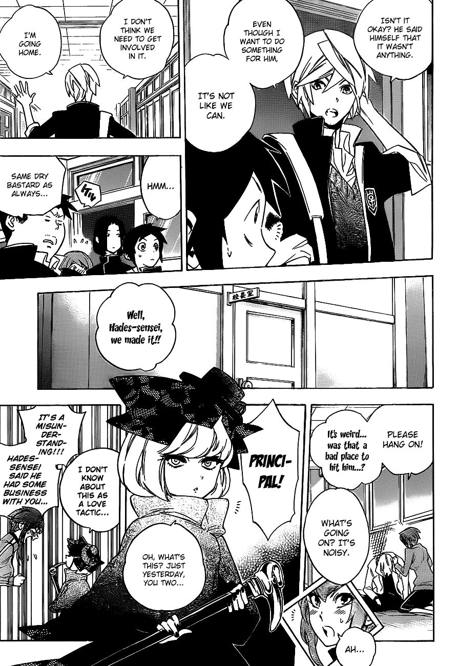 Hokenshitsu no Shinigami Chapter 31 page 17 - Chapter 31: Hades-sensei's Day Of Agony