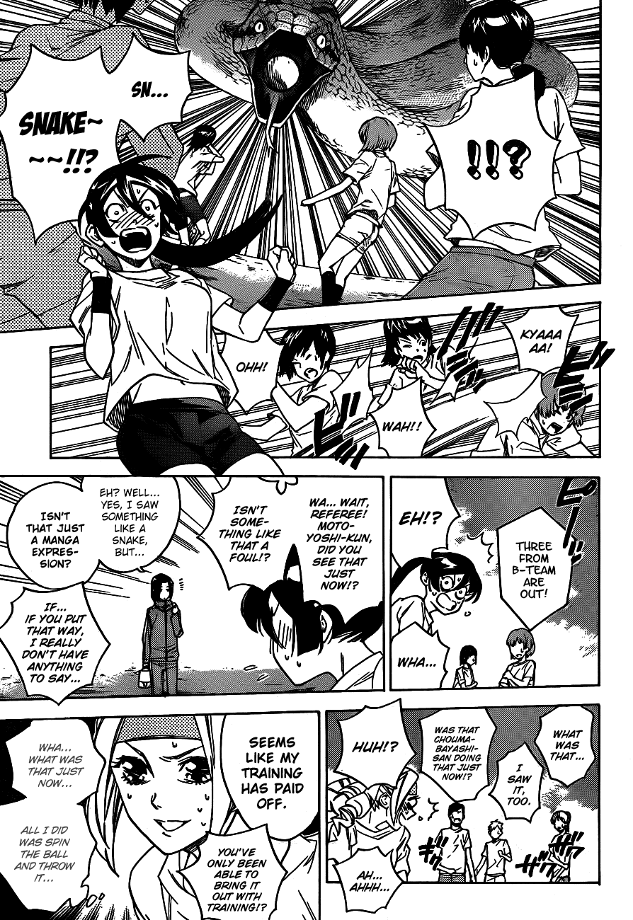 Hokenshitsu no Shinigami Chapter 35 page 11 - Chapter 35: The Blazing Ball Game Tournament