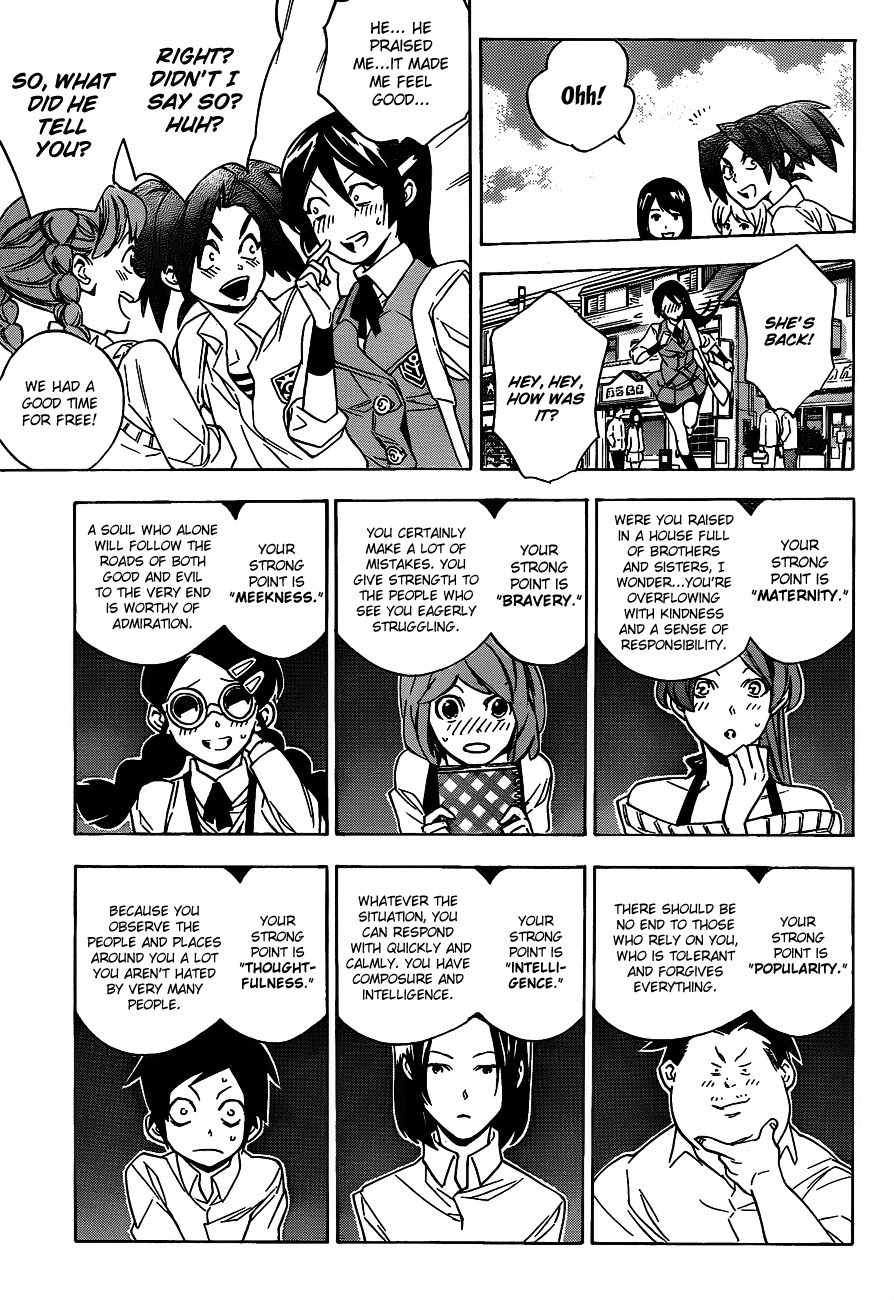 Hokenshitsu no Shinigami Chapter 37 page 5 - Chapter 37: The Rumored Suspicious Fortune-teller