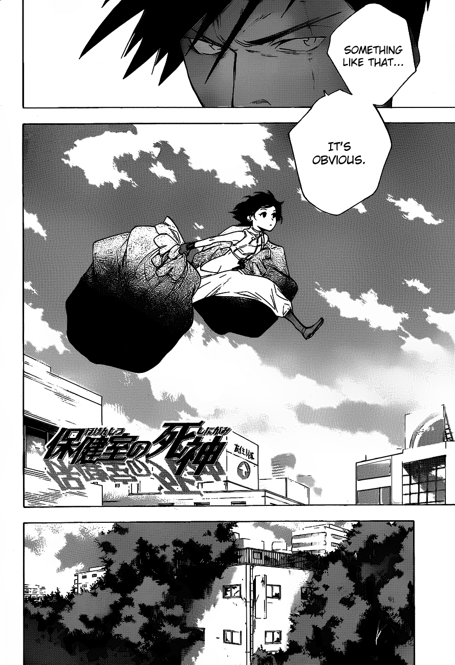 Hokenshitsu no Shinigami Chapter 39 page 2 - Chapter 39: Rescue