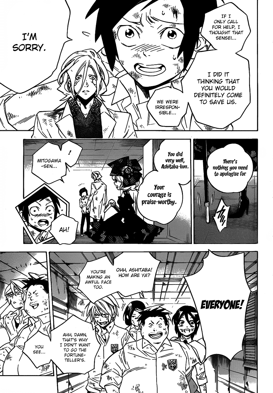 Hokenshitsu no Shinigami Chapter 42 page 16 - Chapter 42: The Marks Left Behind