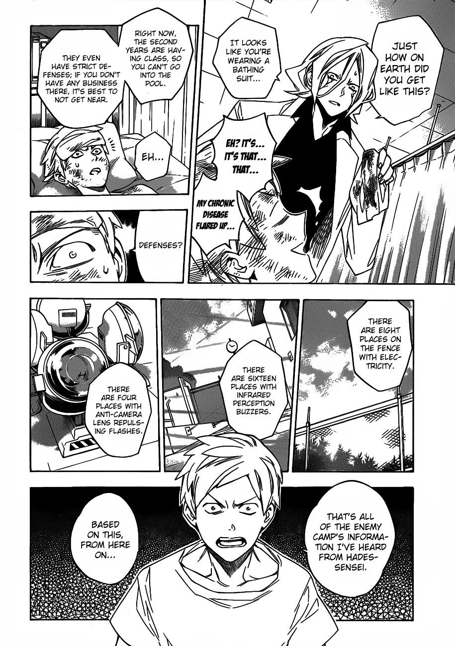 Hokenshitsu no Shinigami Chapter 46 page 8 - Chapter 46: poolside wars